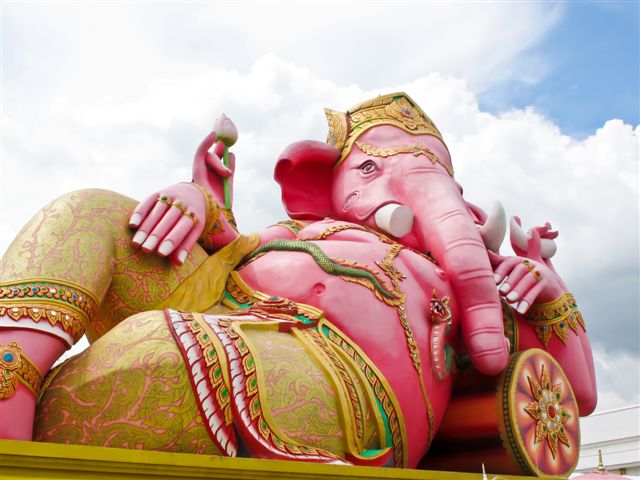Ganesha statue, Thailand.